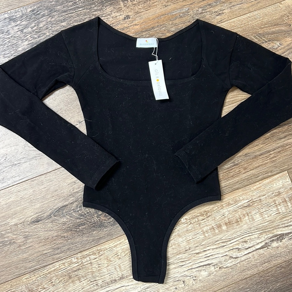 💔SOLD💔 NWT Gil Rodriguez Bodysuit long sleeve black M